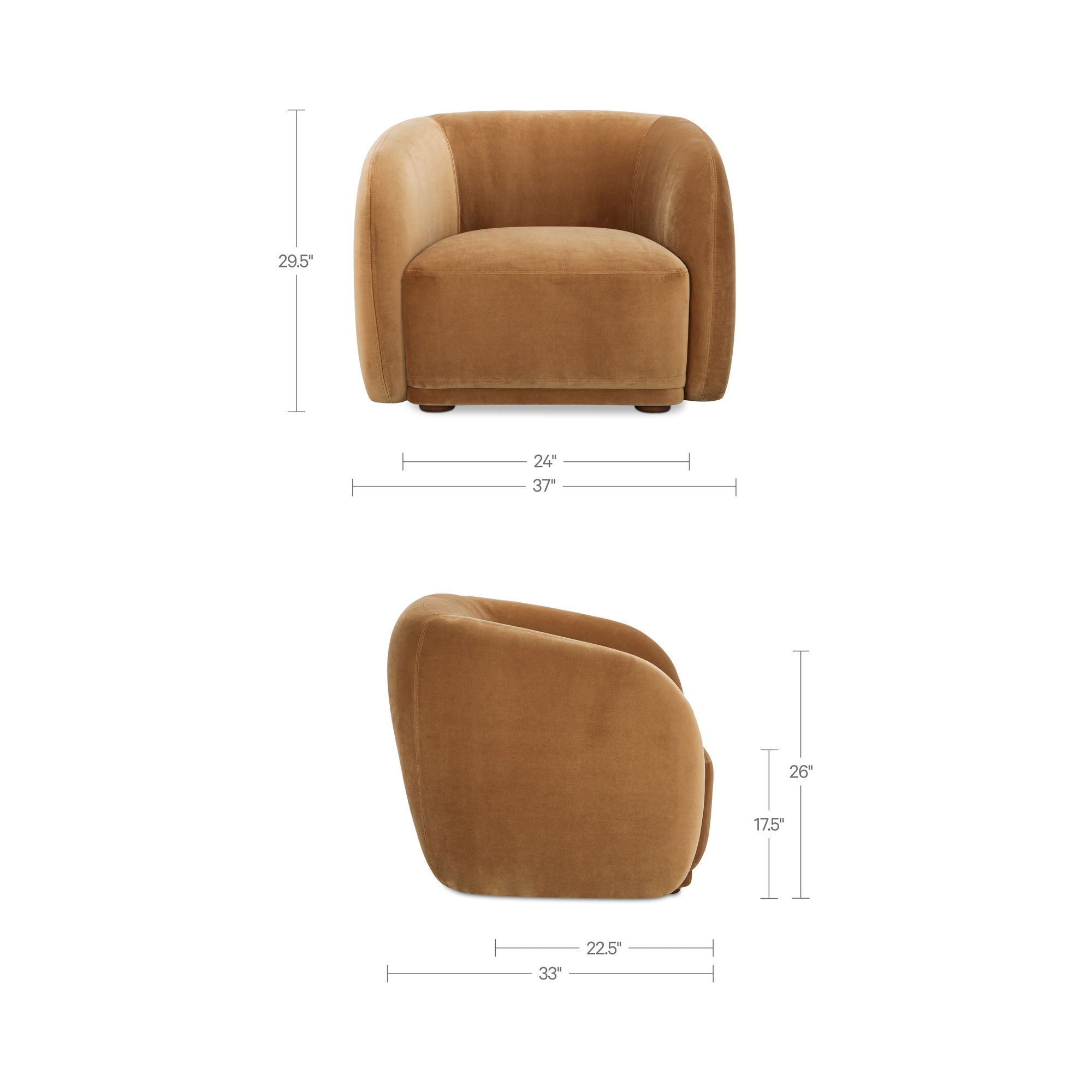 Faye - Accent Chair - Tan