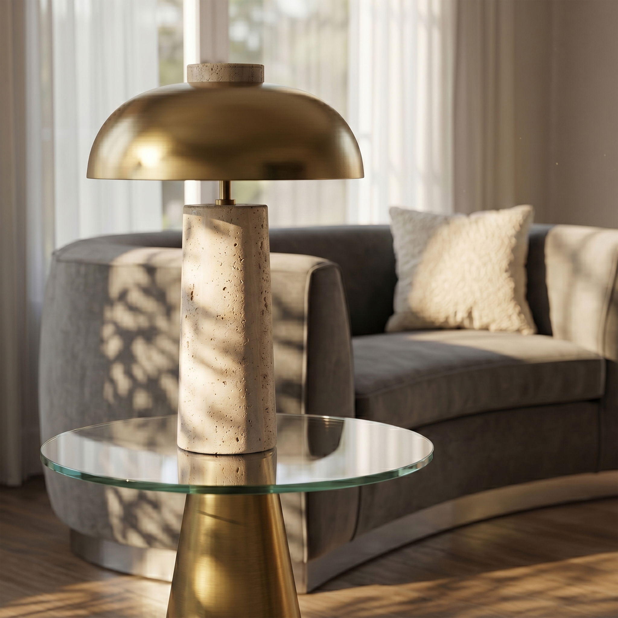 Arcadia - Iron Shade Table Lamp