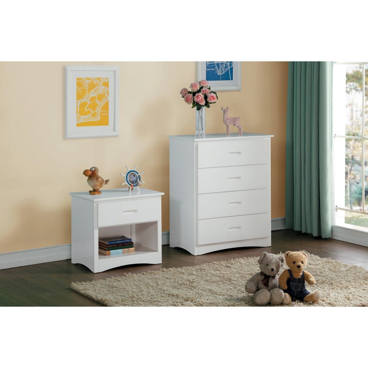 Galen - Nightstand - White