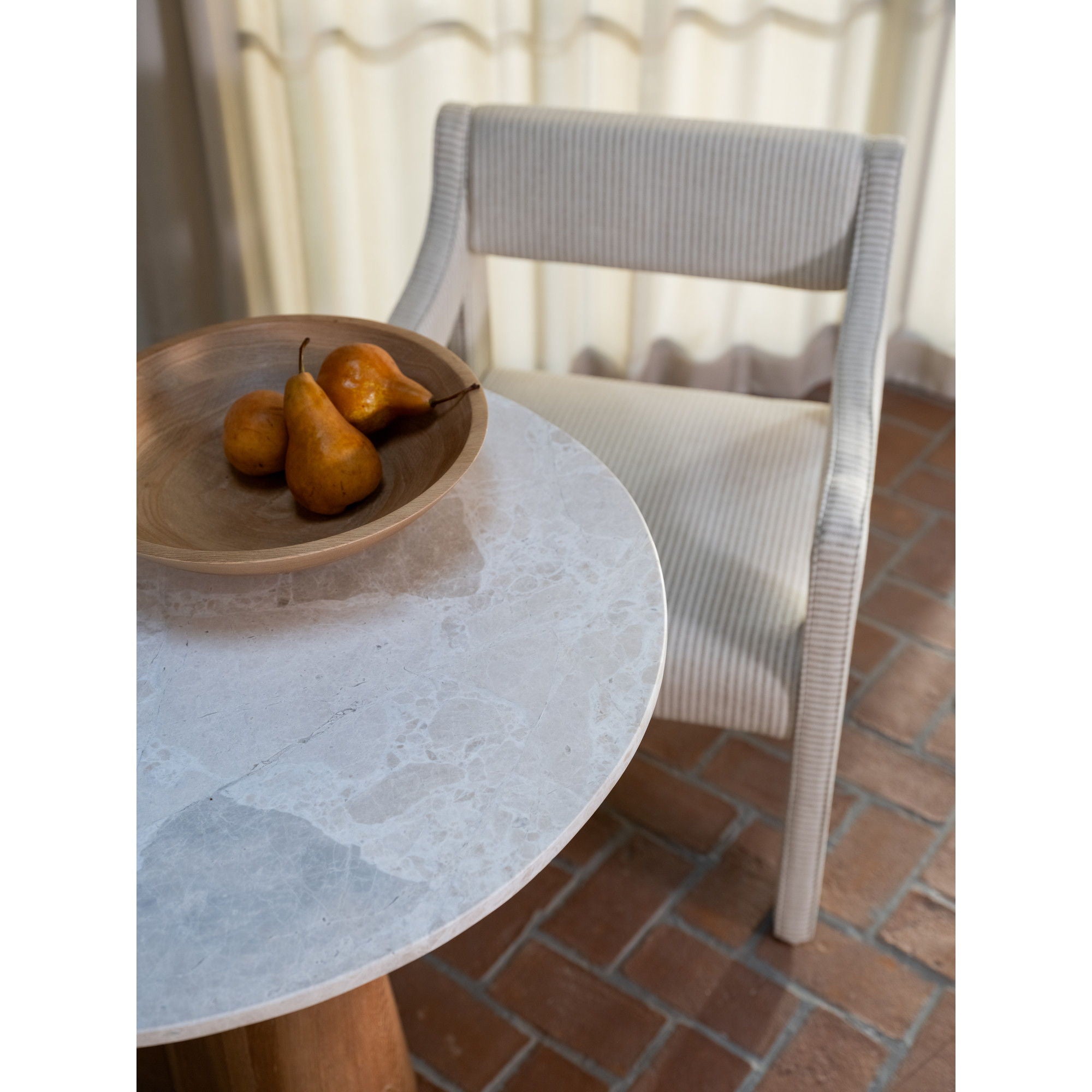 Sage - Cafe Table - Cosmos / Beige Marble