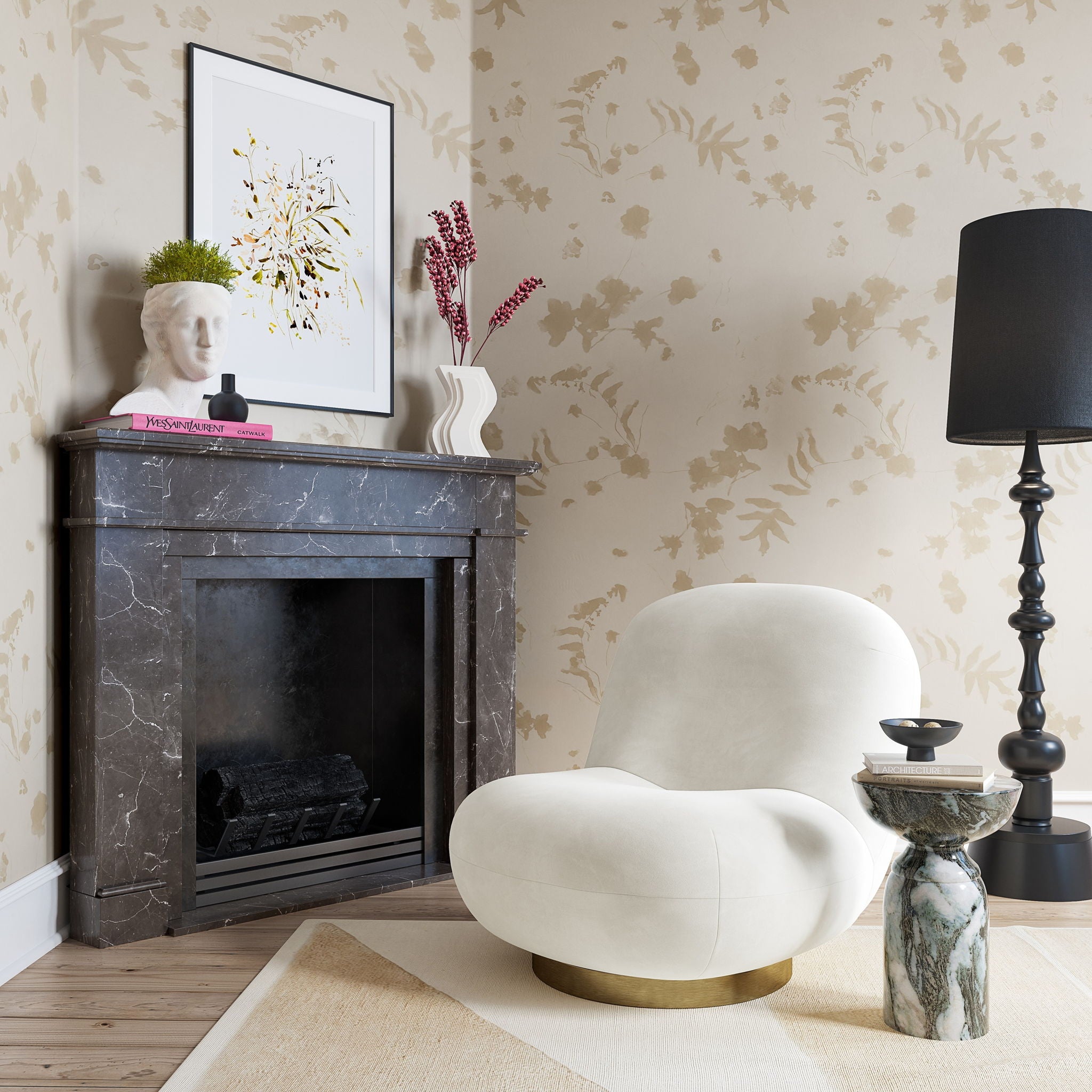 Rue - Marble Side Table