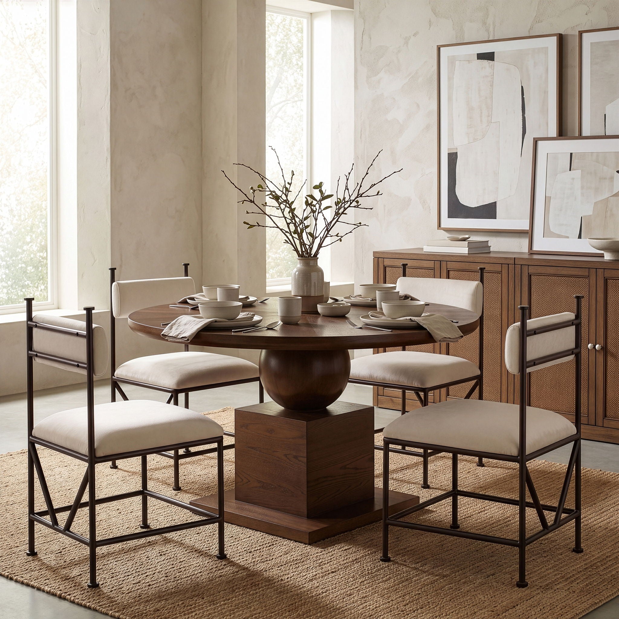 Monarch - Velvet Dining Chair (Set of 2)