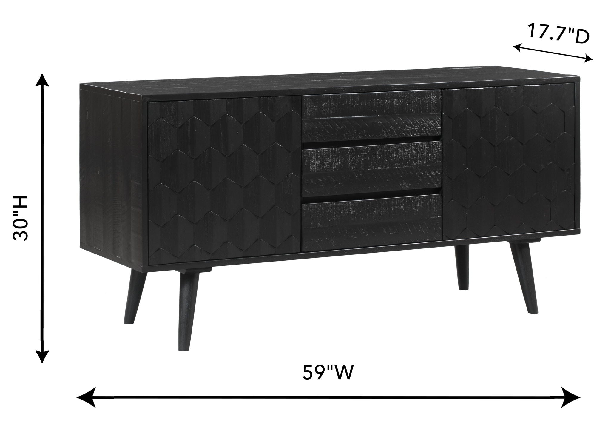 Valentina - Buffet - Black