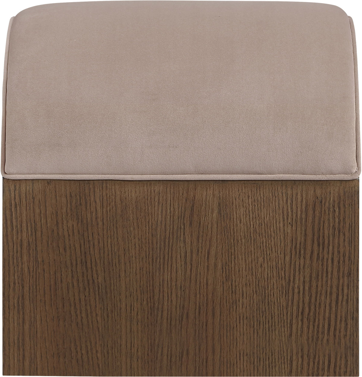 Sable - Velvet Performance Fabric Upholstered Bench