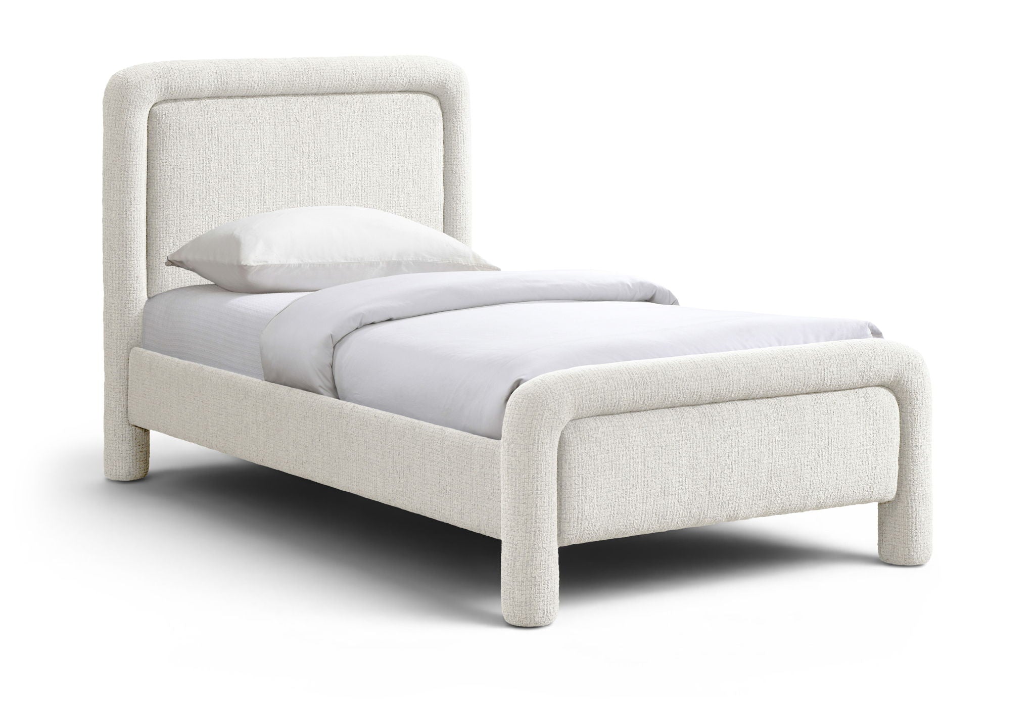 Baylor - Fabric With Interwoven Chenille Upholstered Bed