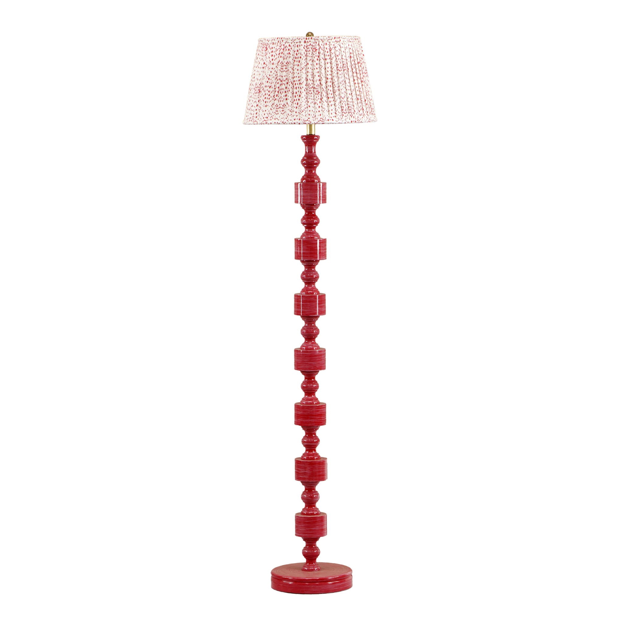 Peggy - Spotted Floor Lamp - Pink
