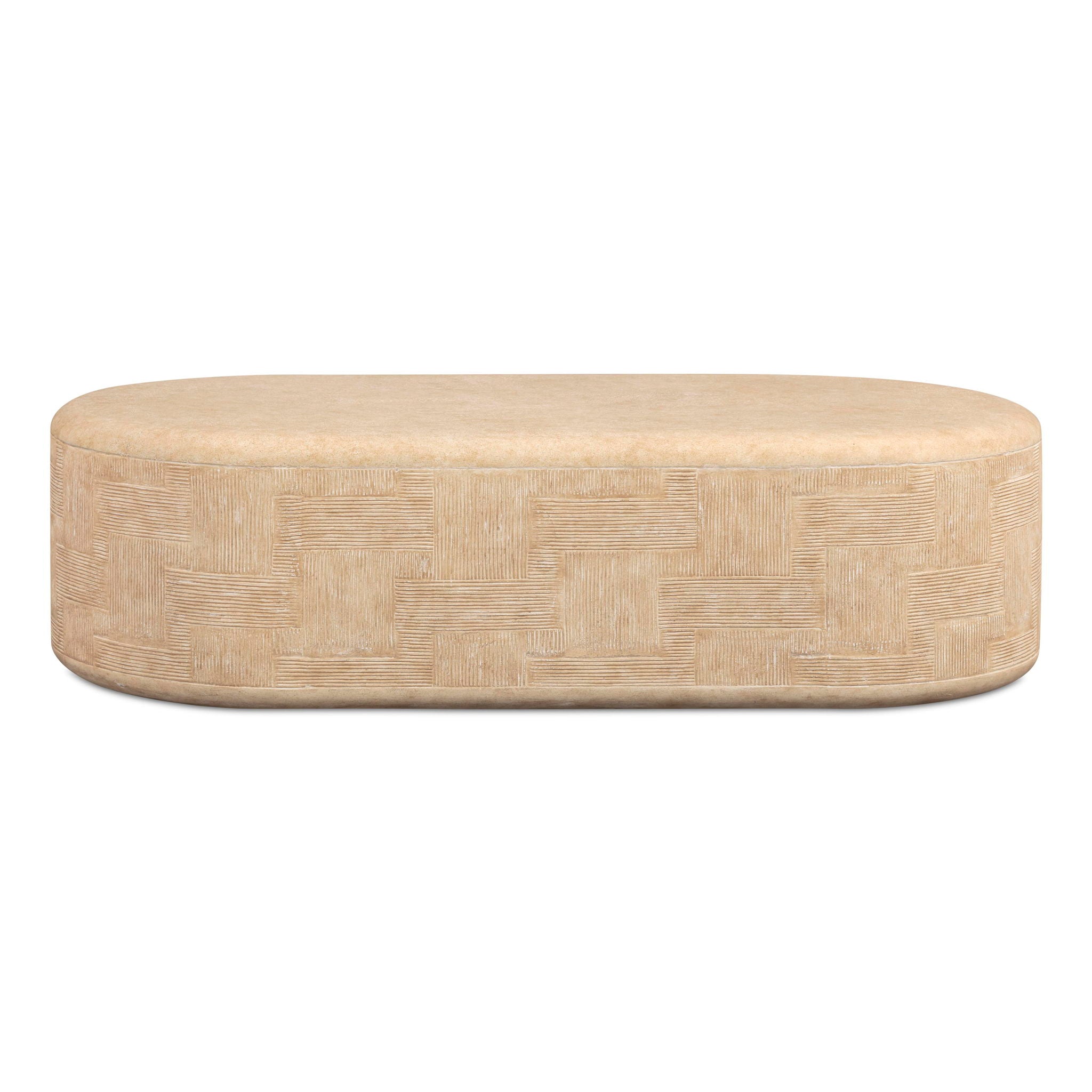 Suraya - Concrete Rounded Coffee Table