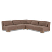 June - Corner Modular Sectional - Dark Brown