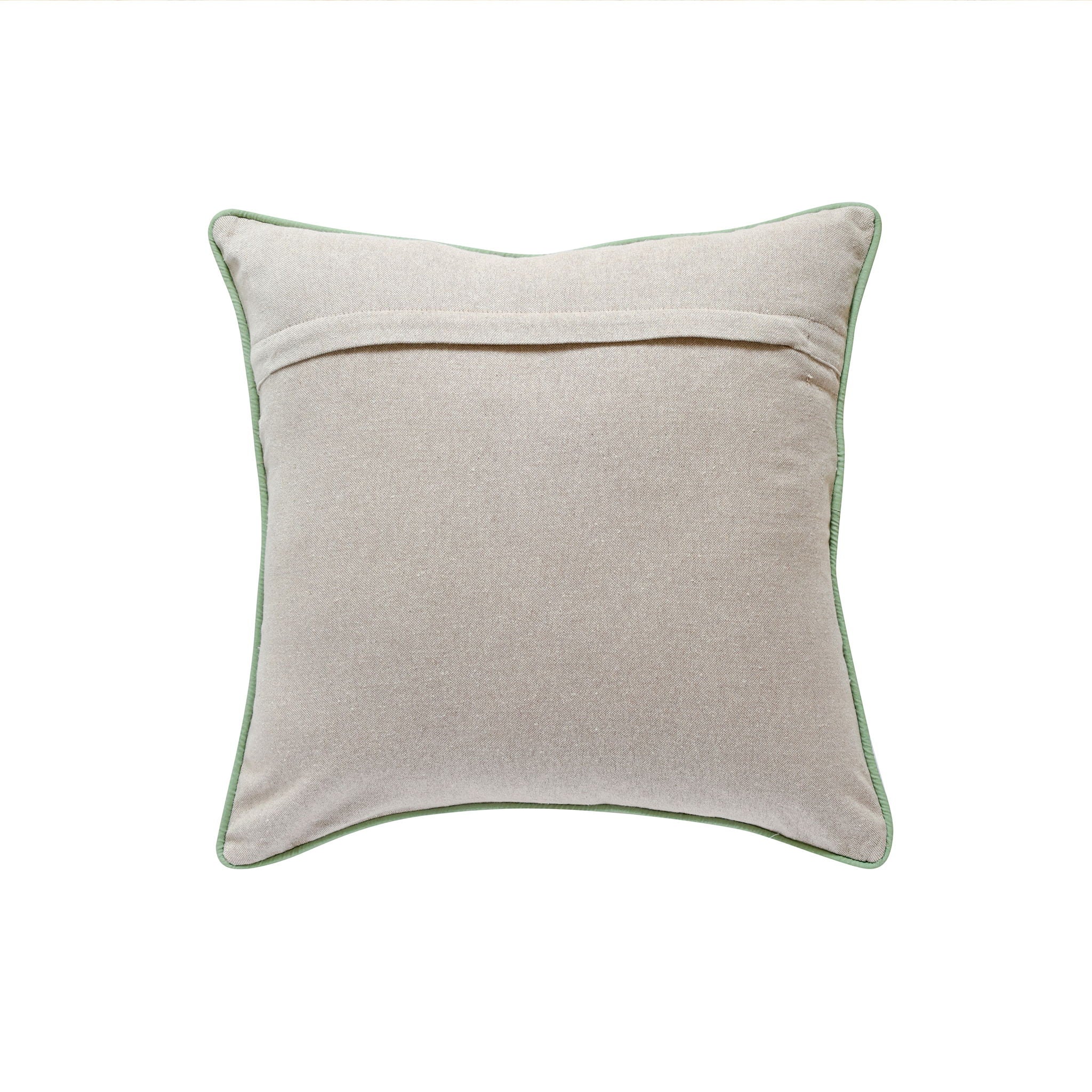 Taman - 20" Natural Cotton Accent Pillow - Summer Florals