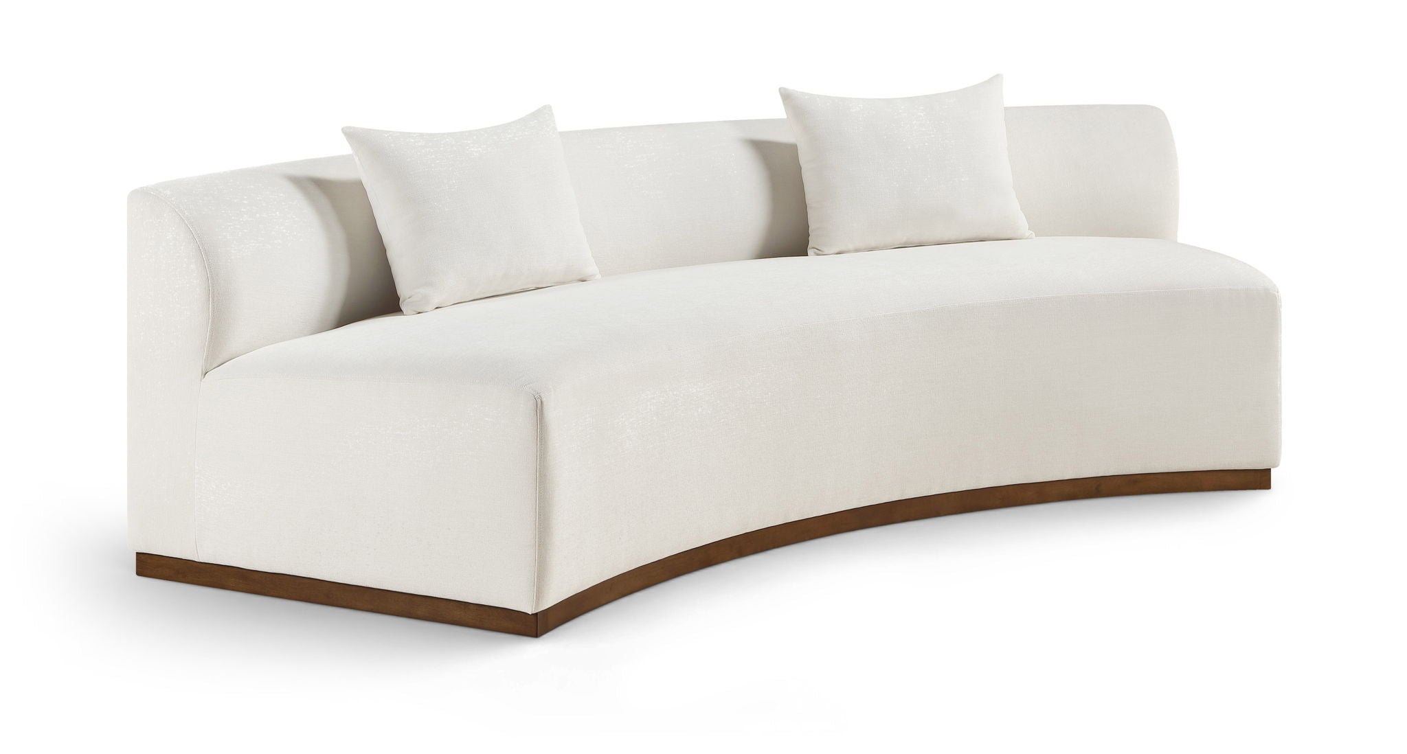 Avanti - 104" Chenille Fabric Upholstered Sofa
