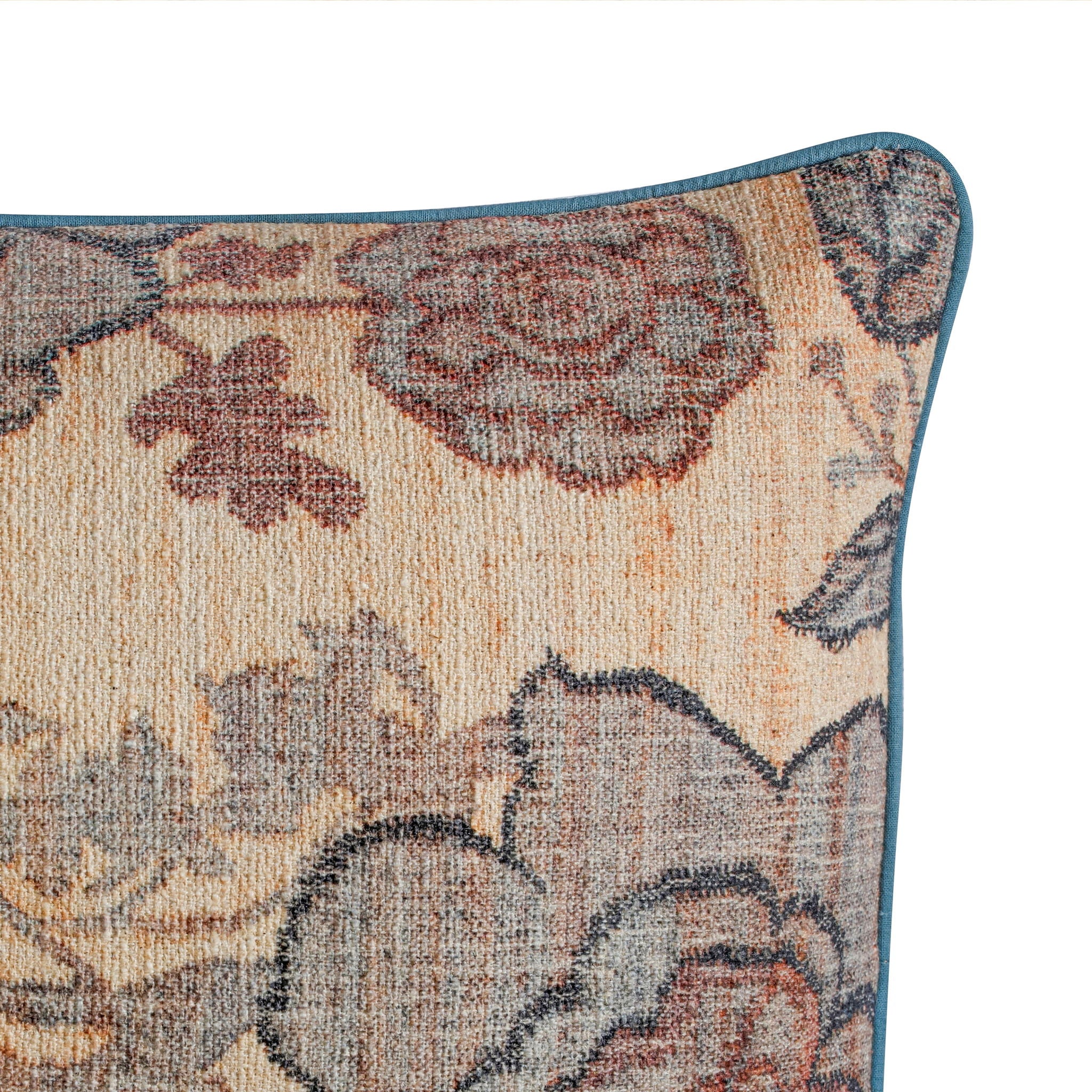 Taman - 24" Cotton Accent Pillow - Spring Florals