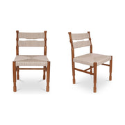 Raf - Outdoor Dining Chair (Set of 2) - Natural