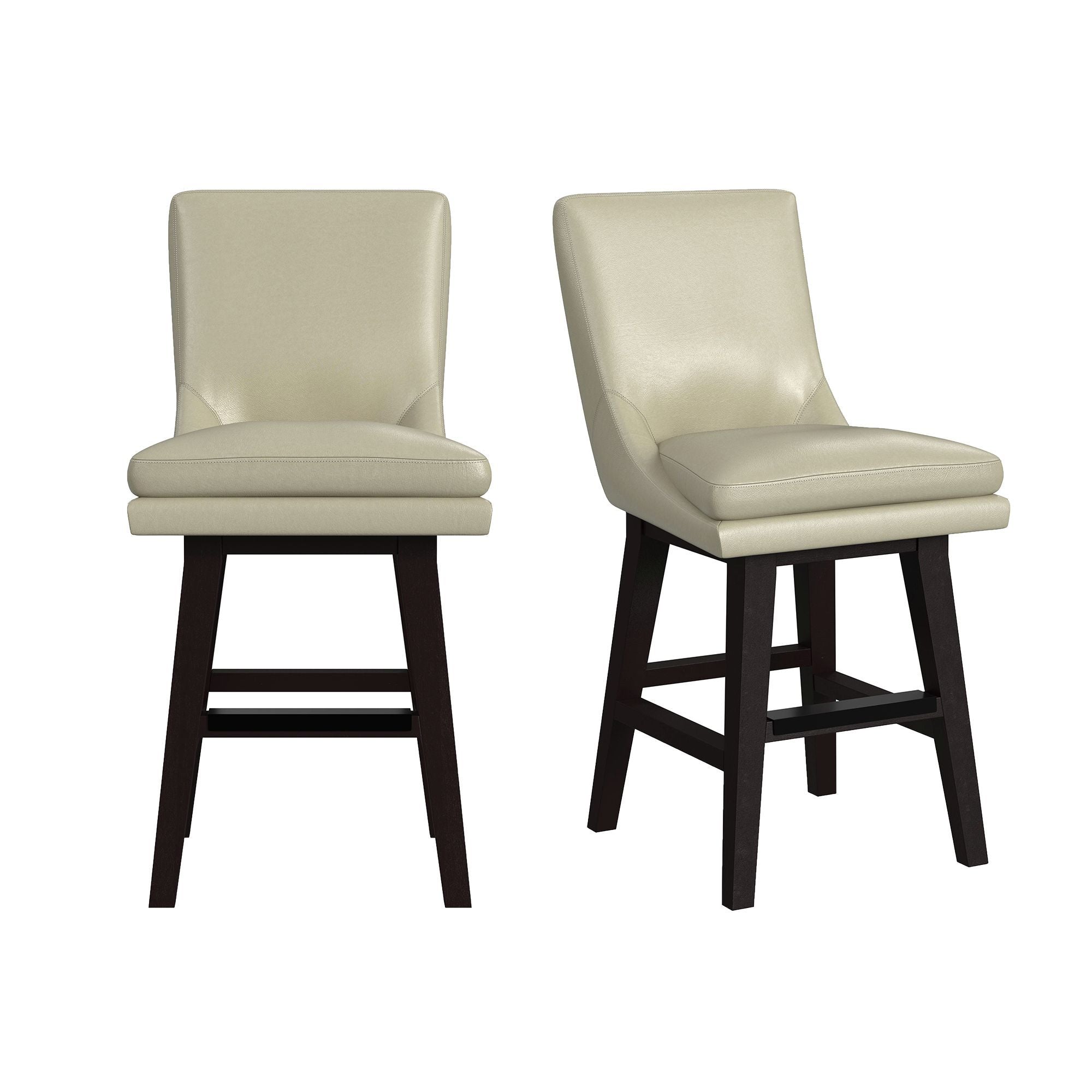 Villanova - Swivel PU Counter Stool (Set of 2)