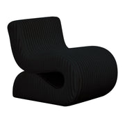 Senna - Oversized Corduroy Accent Chair - Black