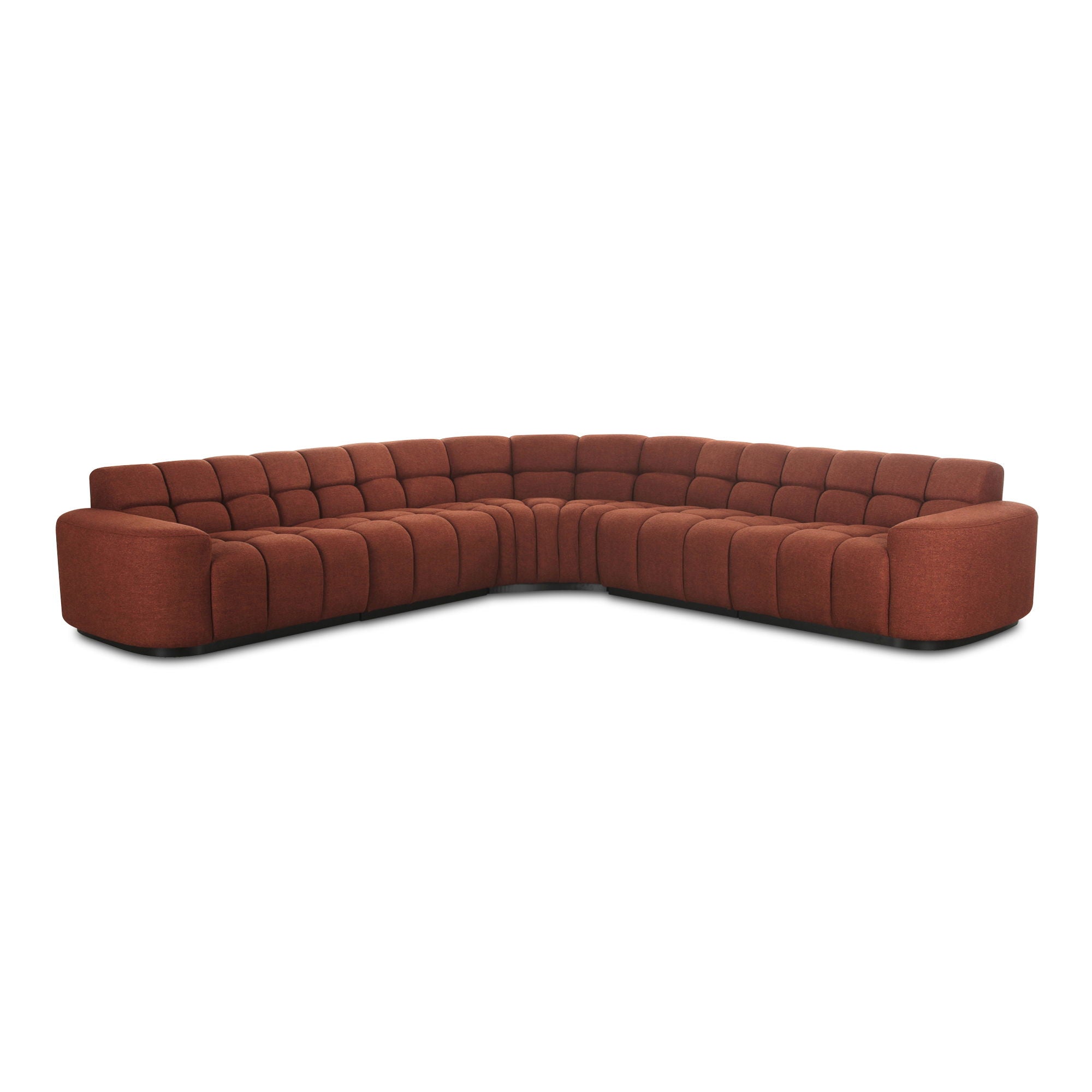 Roman - L-Shaped Sectional - Rust