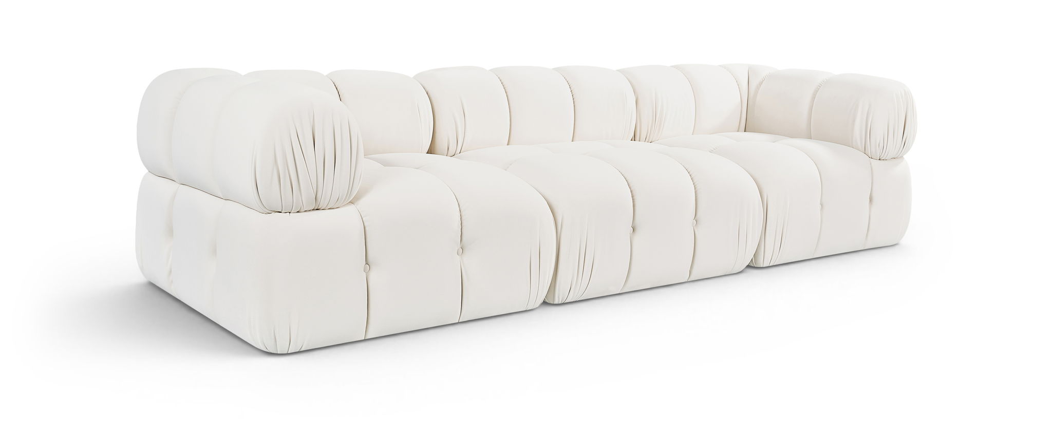 Orin - Velvet Performance Fabric Upholstered 3 Piece Modular Sofa