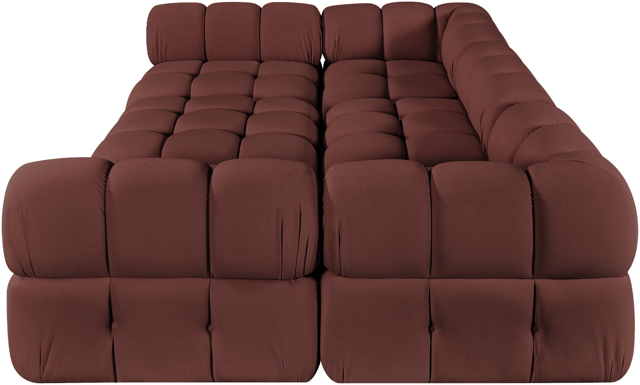 Orin - Velvet 6 Piece Modular Sectional