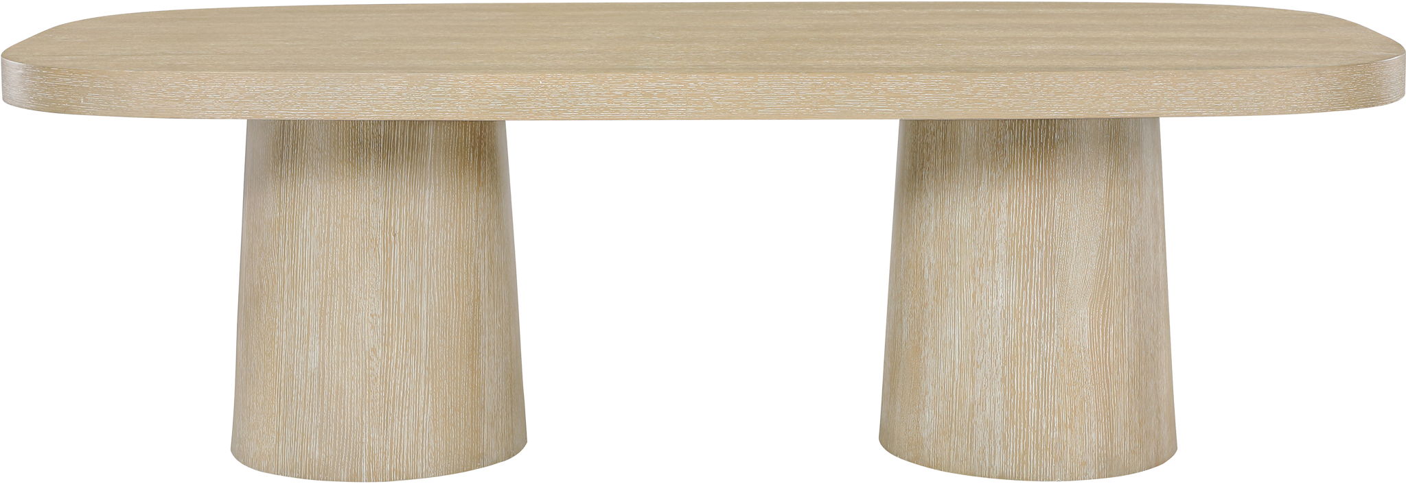 Woodhaven - Solid Wood And Oak Veneer Dining Table
