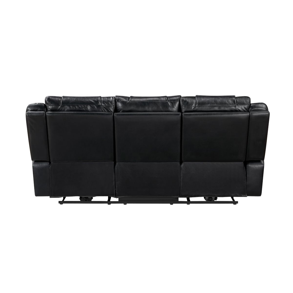 Huron - Power Double Reclining Sofa With Center Drop-Down Cup Holders, Wireless Charger, Magazine Bag, LED And Charging Ports