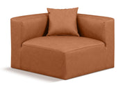 Cube - Corner Chair - Cognac
