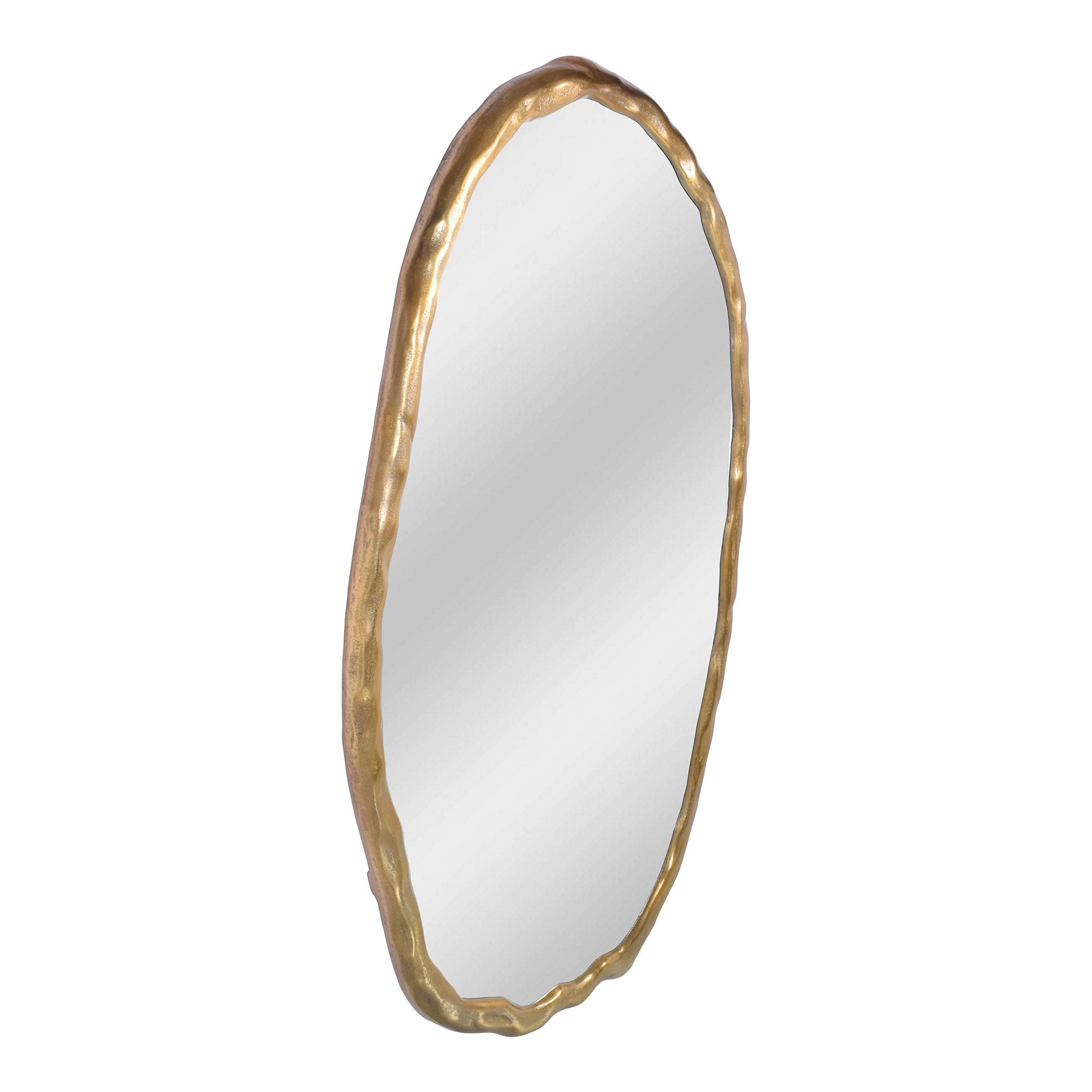 Foundry - Oval Mirror - Gold