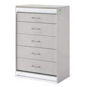 Glam - 5 Drawer Chest With LED Lighting - White