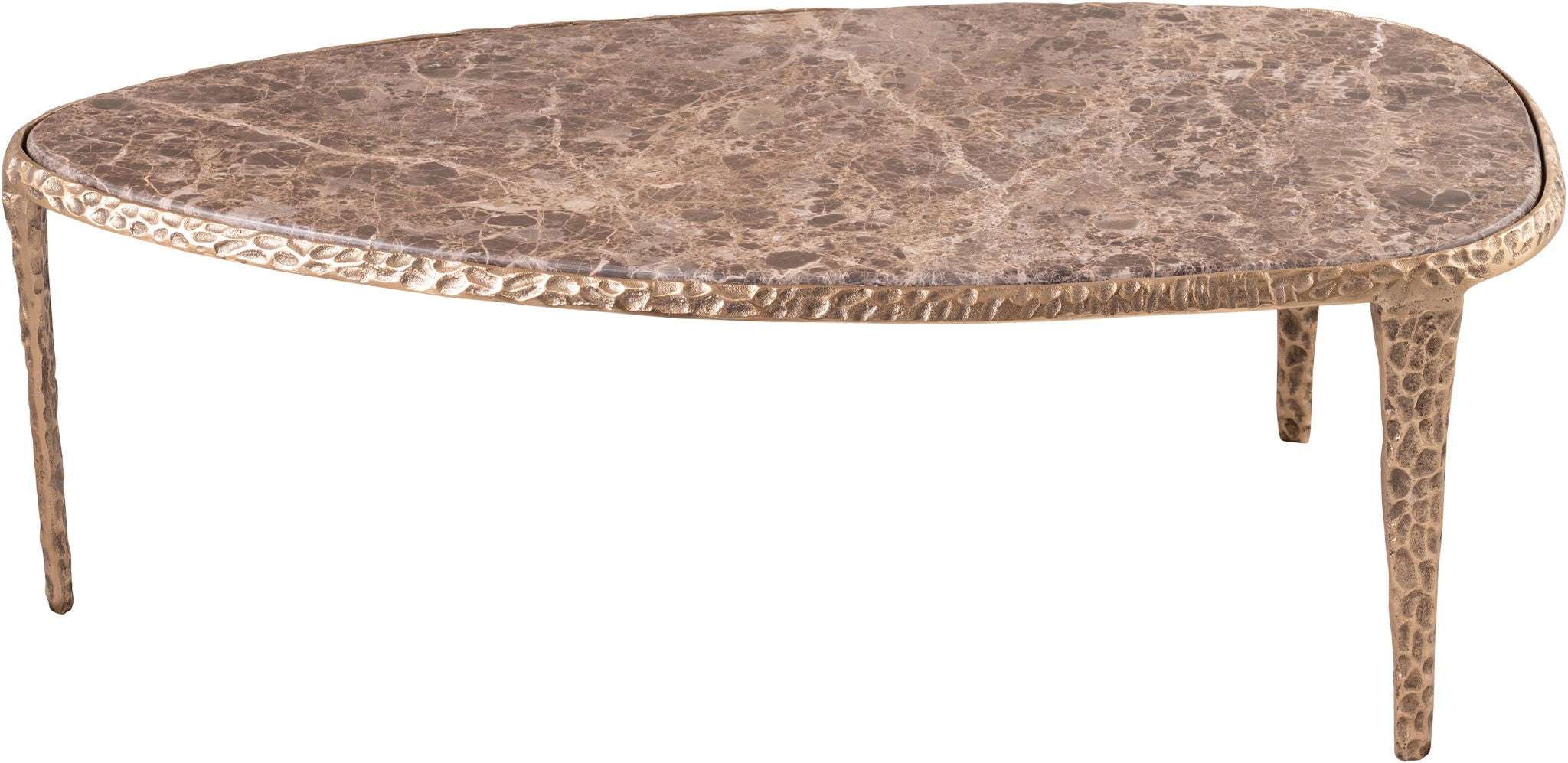 Gild - Aluminum Base And Genuine Marble Top Table