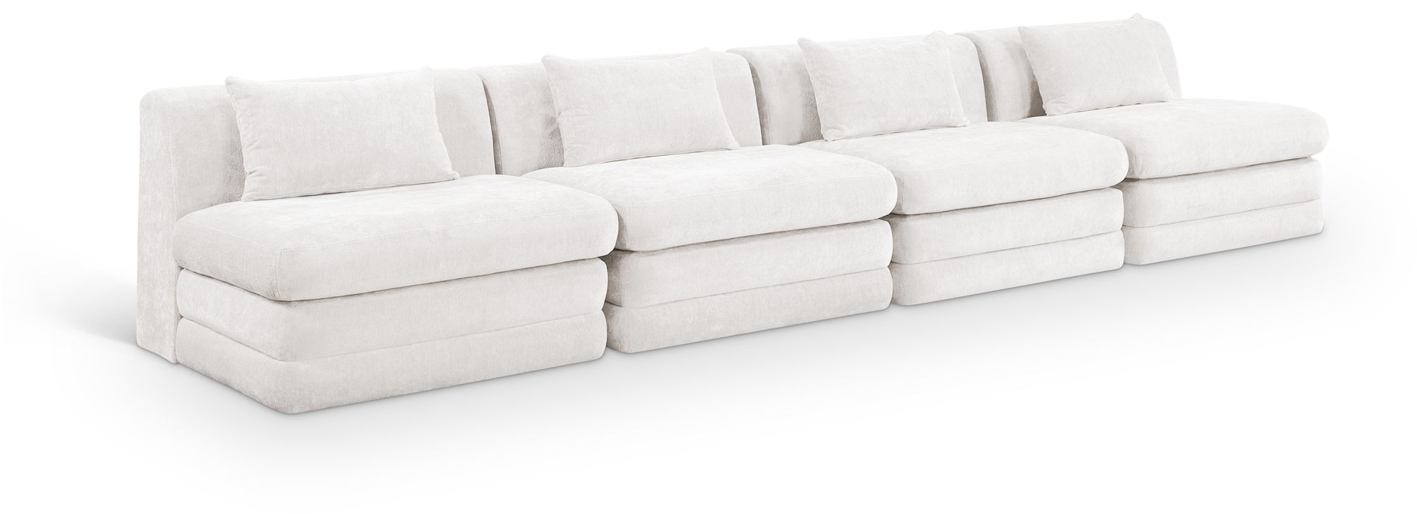 Stellar - 4 Piece Upholstered Modular Sectional