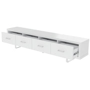 TV Stand With Slatted Drawers