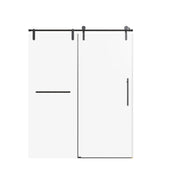 Frameless Single Sliding Shower Doors With Towel Rail & Handle