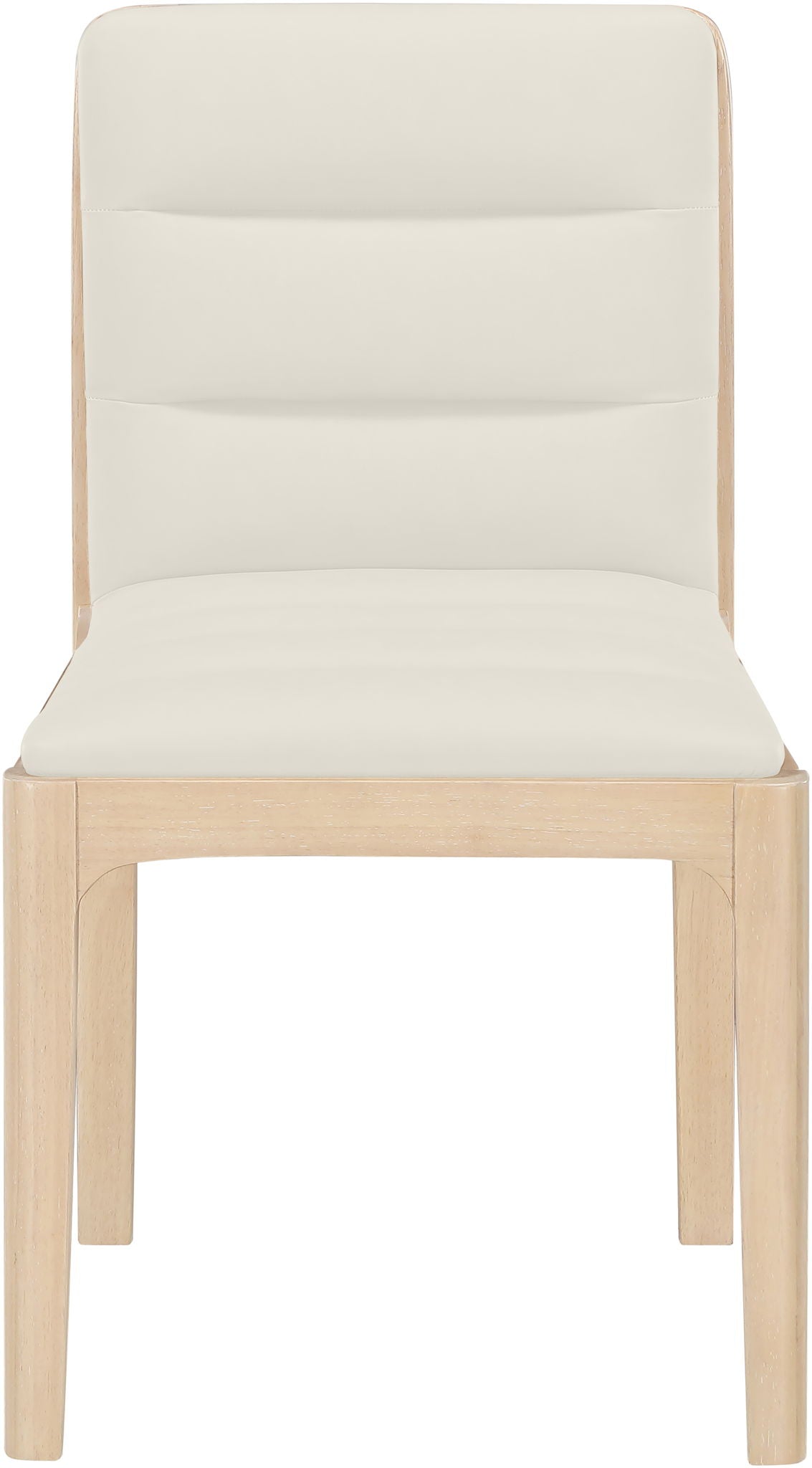Ellis - Vegan Leather Upholstered Dining Chair (Set of 2) - Natural Base