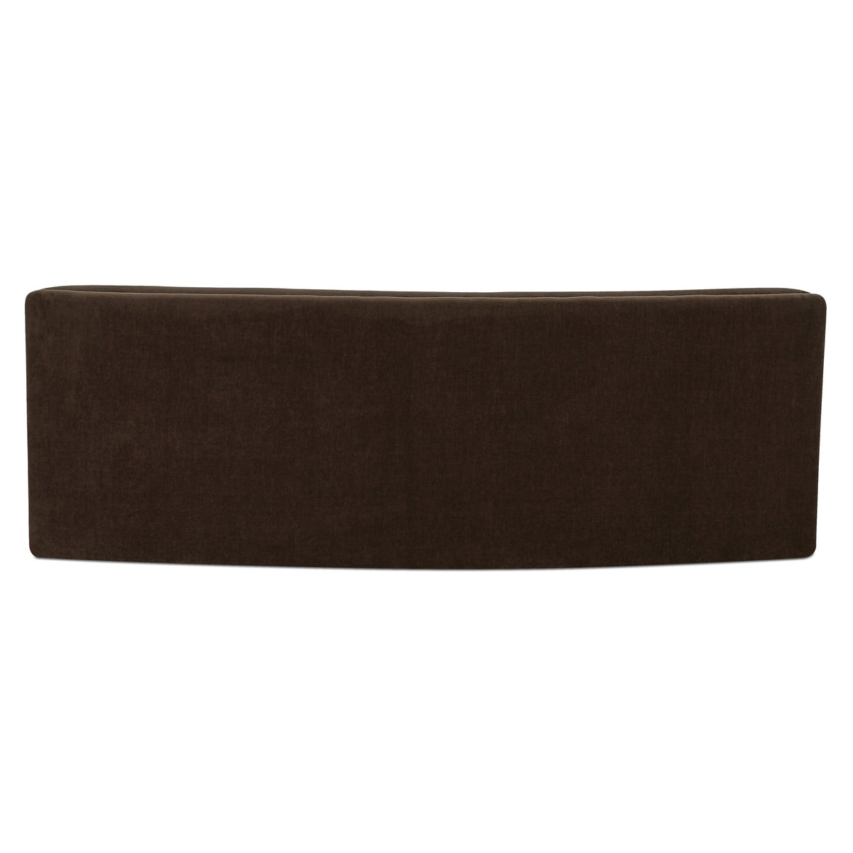 Naomi - Concave Sofa - Dark Brown