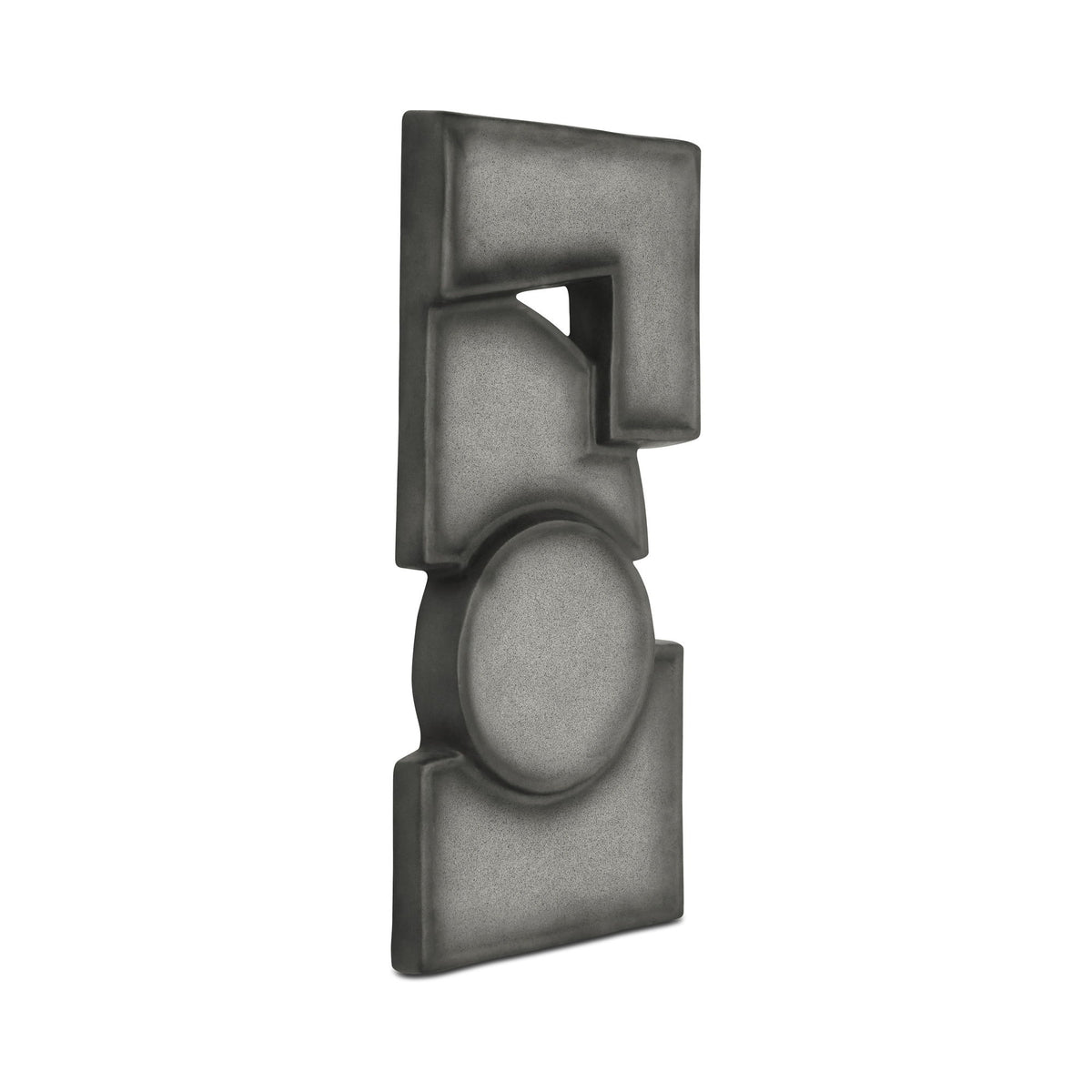Teo - Wall Sculpture - Charcoal