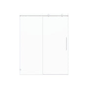 Frameless, Single Sliding Soft Close Shower Doors, 5/16" Sgcc Tempered Glass