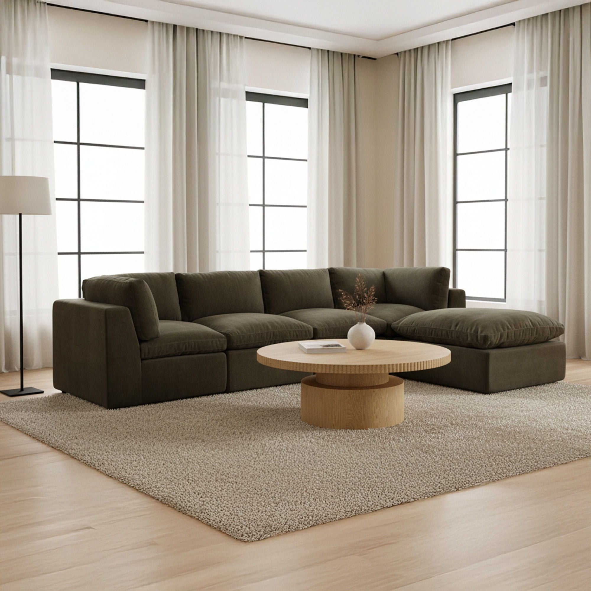 Leigh - Coffee Table - Brown