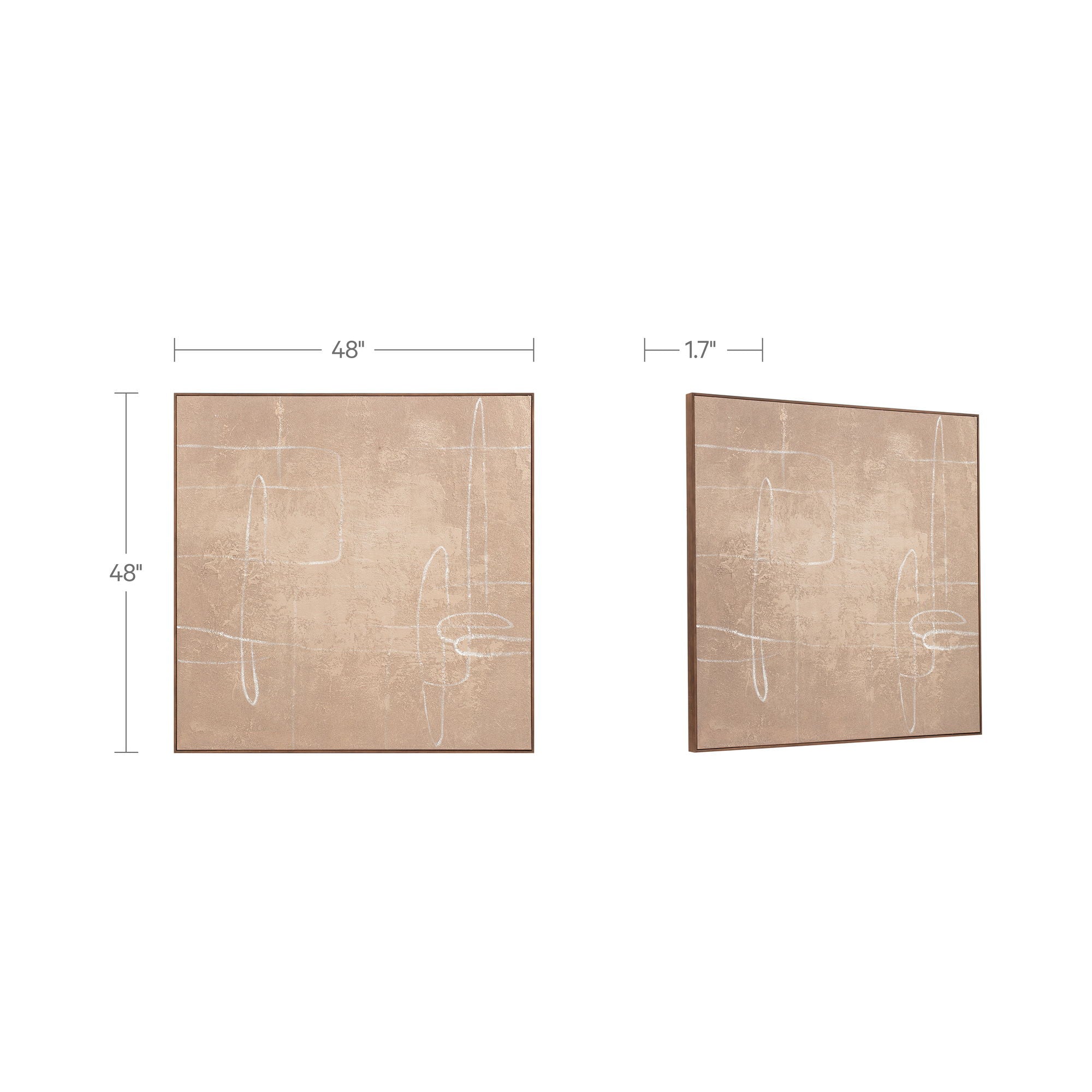 Notion - Canvas Art - Light Brown