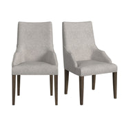 Yellowstone - Dining Host Chair (Set of 2) - Medium Brown