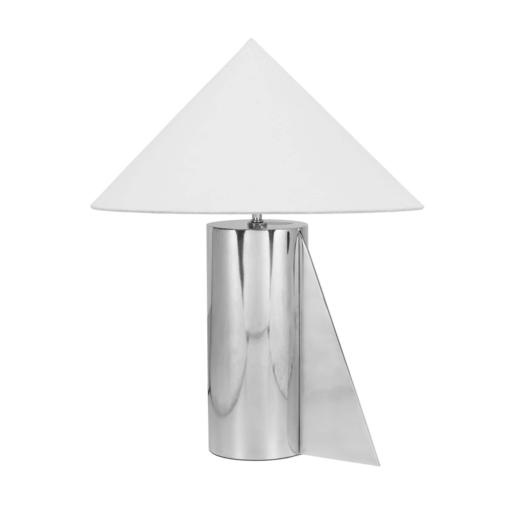 Geo - Angled Table Lamp - Chrome