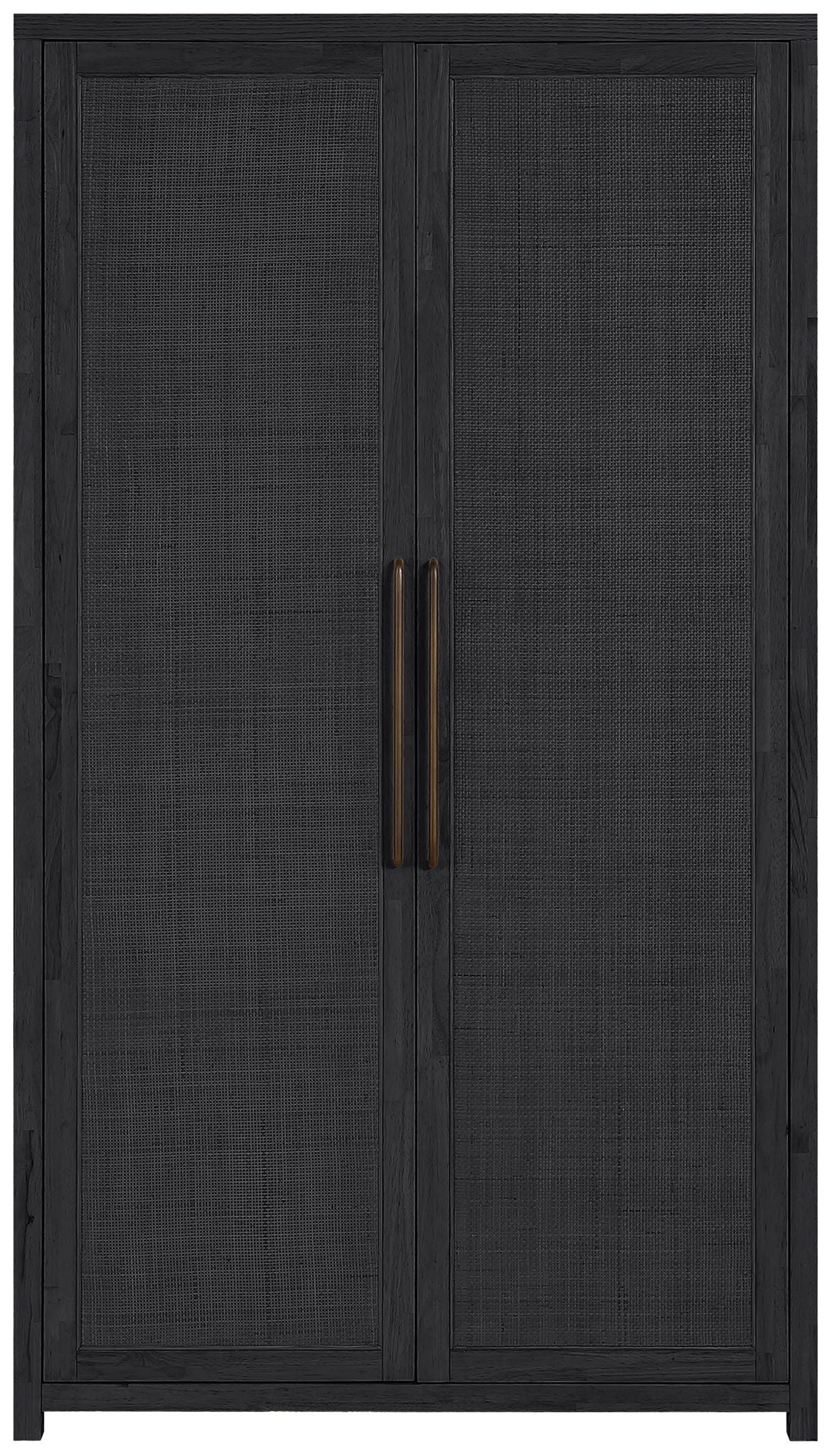 Vana - Solid Wood, Oak Veneer And Stainless Steel Storage Cabinet