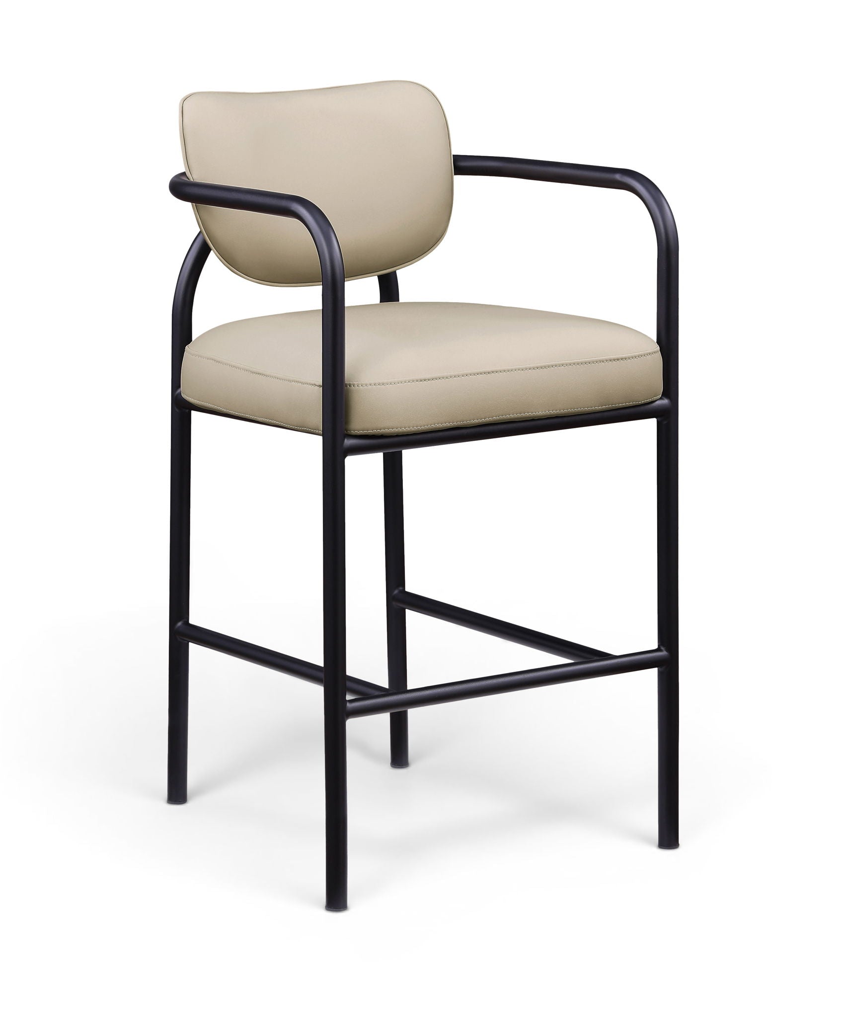 Serava - Vegan Leather Upholstered Bar Stool