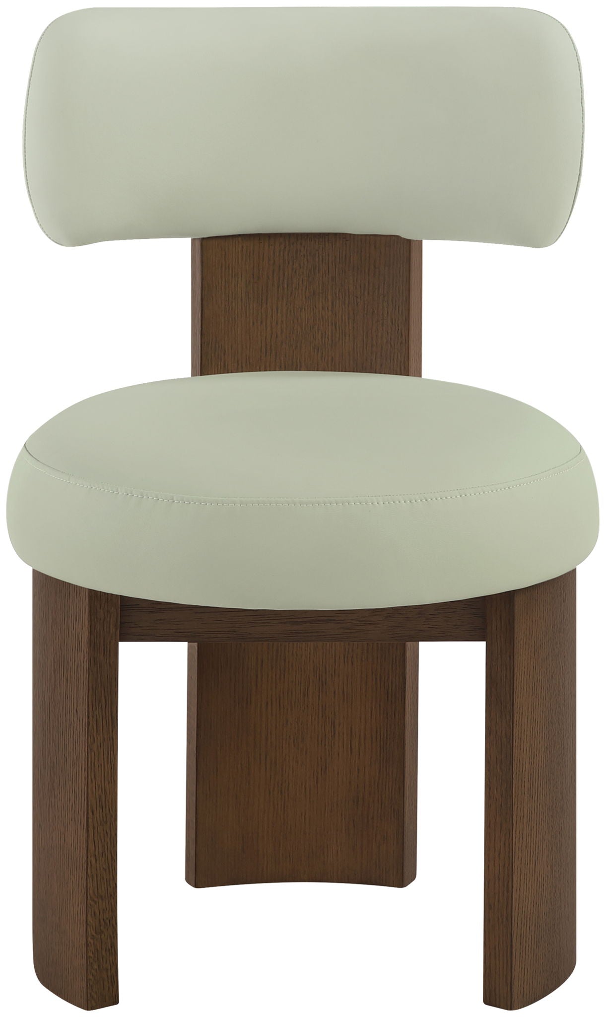 Atelier - Vegan Leather Upholstered Dining Chair (Set of 2) - Painted Brown Frame