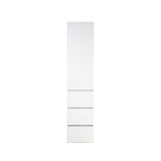 Elise - Slim Modular Closet Cabinet With Drawers - White