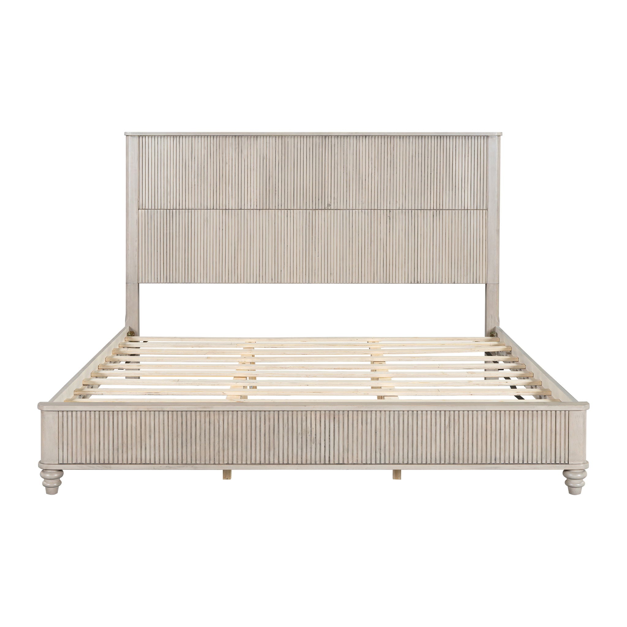 Platform Bed Frame With Tall Headboard