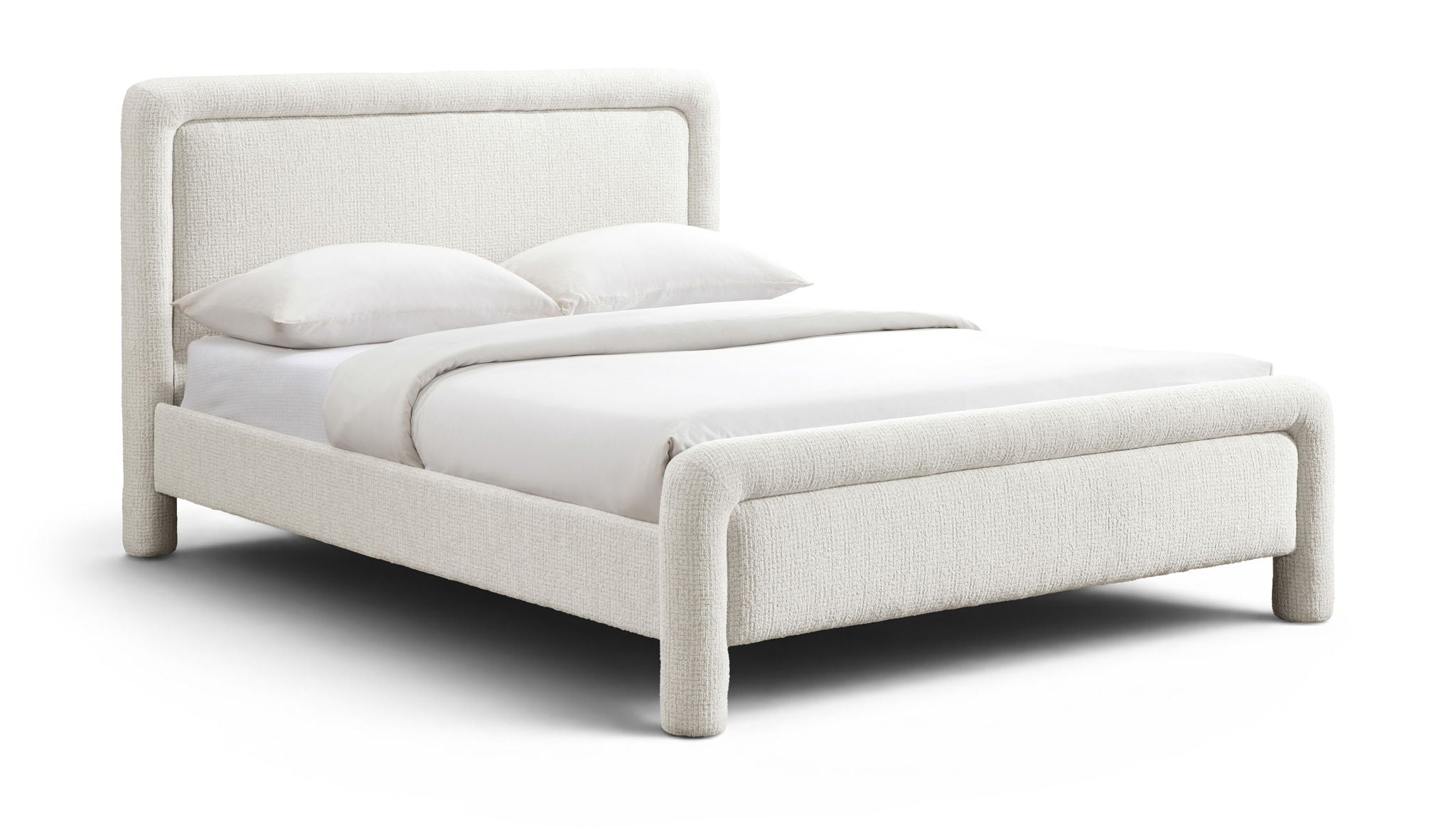 Baylor - Fabric With Interwoven Chenille Upholstered Bed