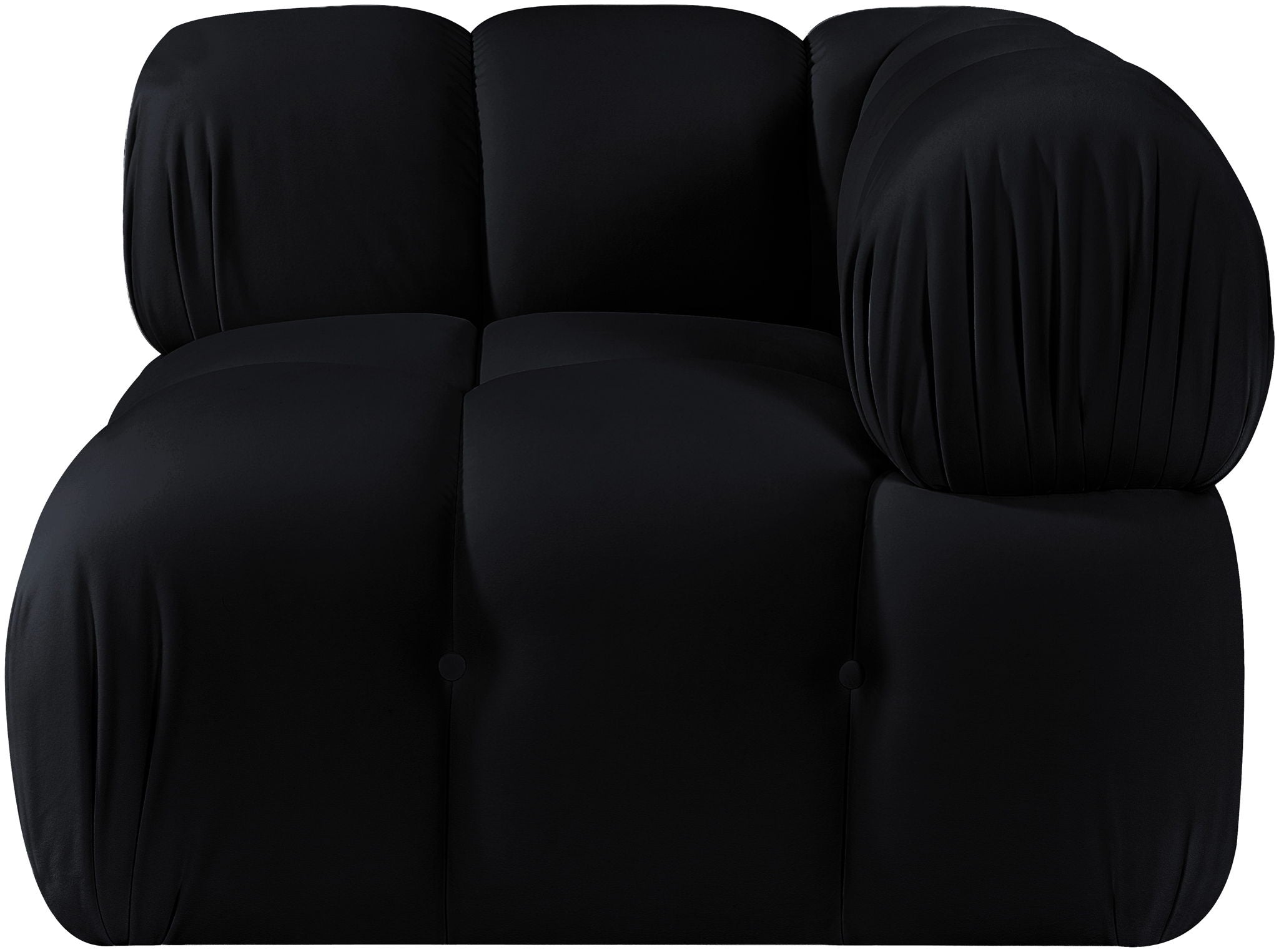 Orin - Velvet Performance Fabric Upholstered Modular Corner Chair