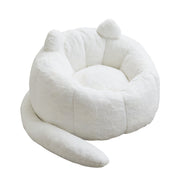 Cat Shaped Bean Bag Sofa With Long Tail