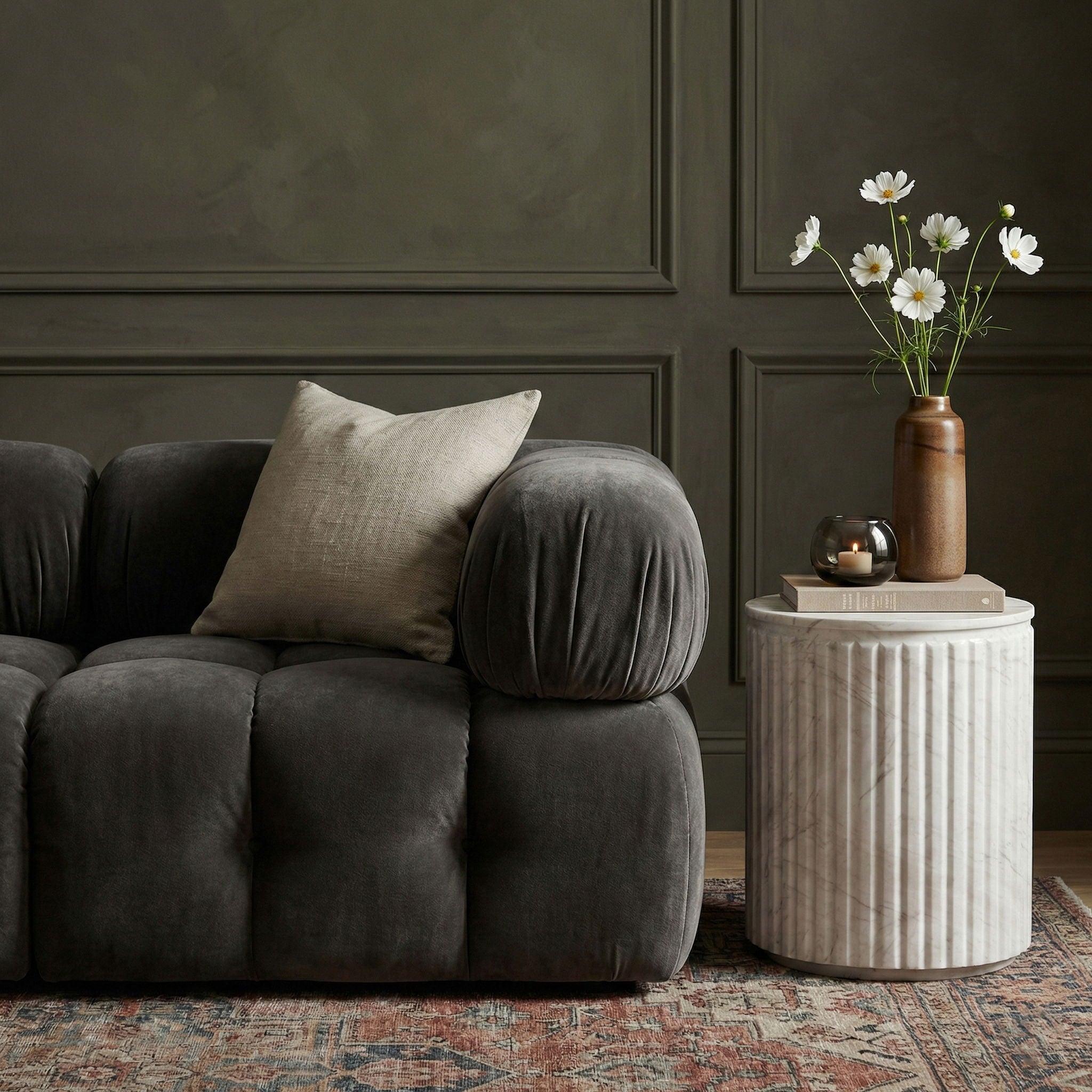 Catania - Concrete Indoor/Outdoor End Table