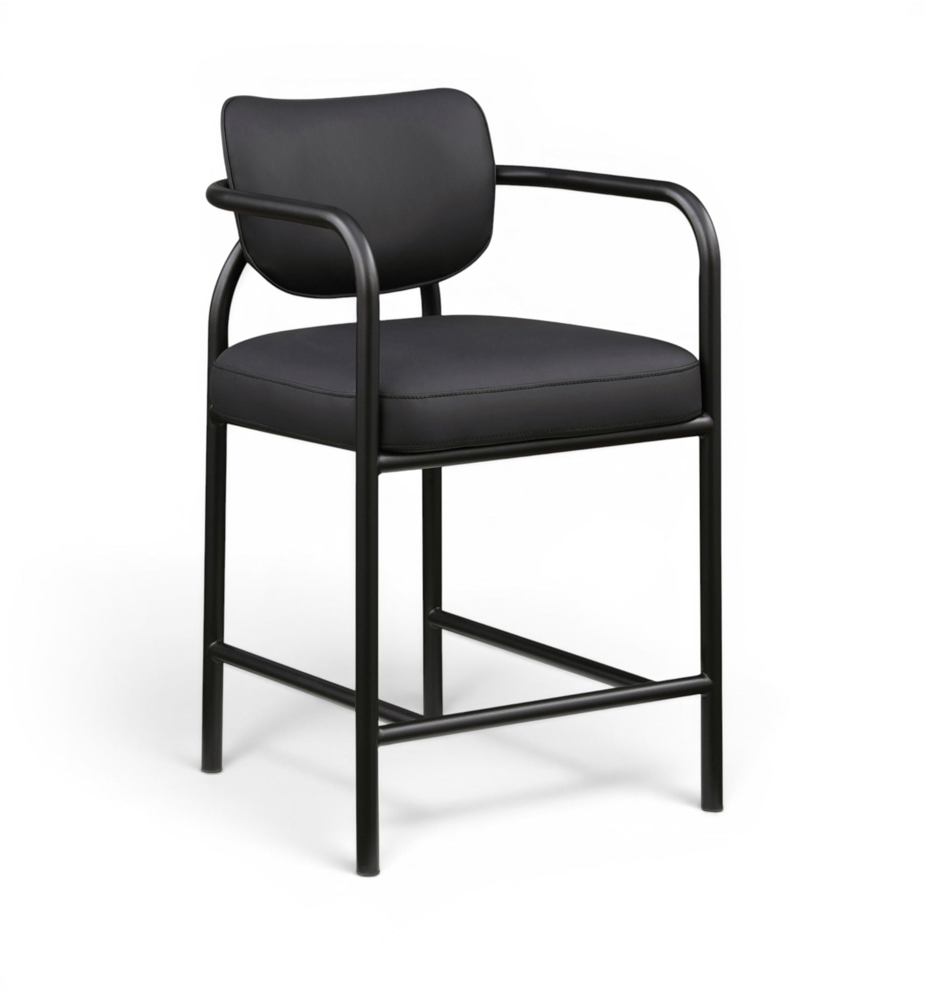 Serava - Vegan Leather Upholstered Bar Stool