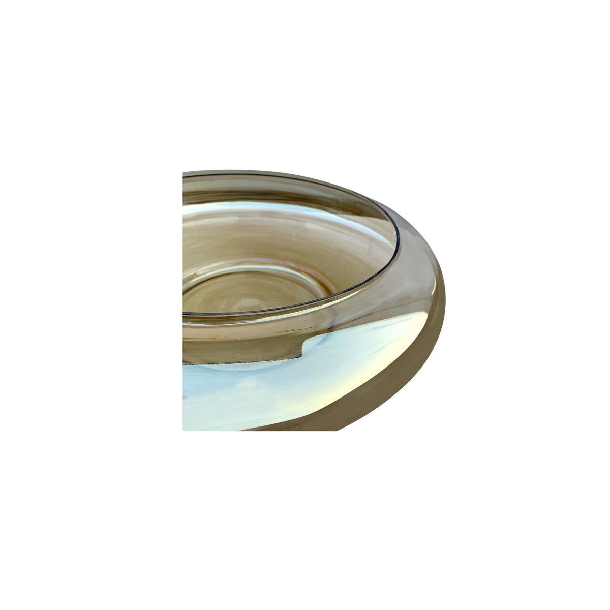 Polene - Glass Bowl Large - Smoky Brown