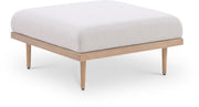 Laguna - Resilient Water Resistant Fabric Upholstered Outdoor Patio Modular Ottoman